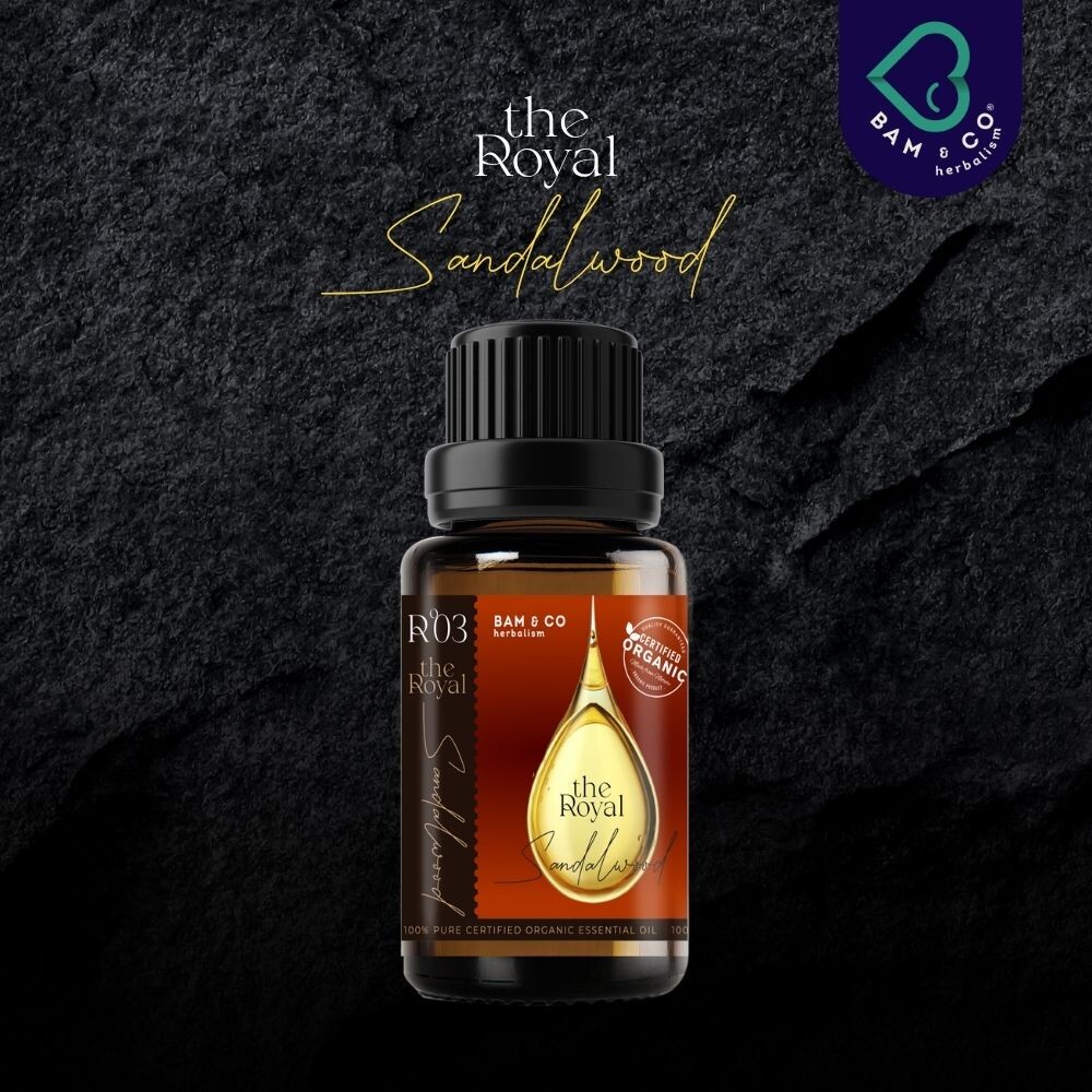 BAM & CO Royal Sandalwood Organic Essential Oil 10ml